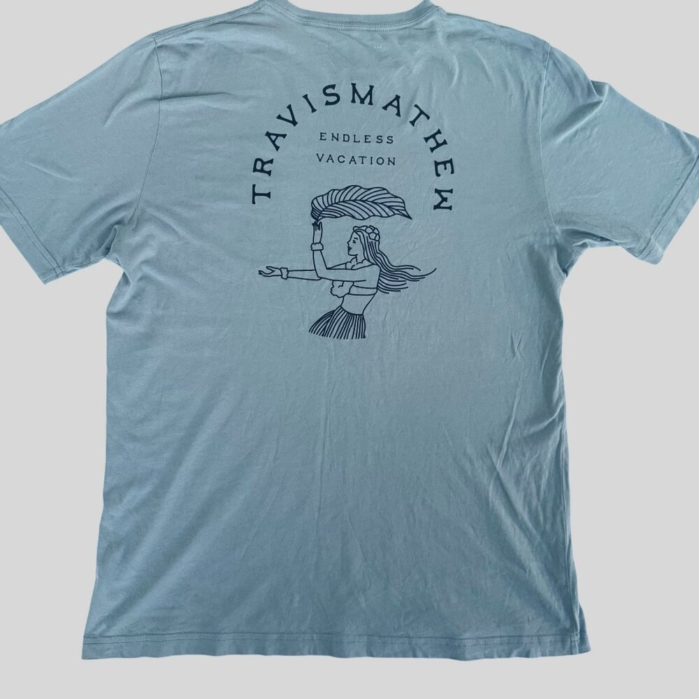 LARGE Travis Mathew Forbidden Isle Endless Vacation  Short Sleeve Tee TShirt - Picture 5 of 8